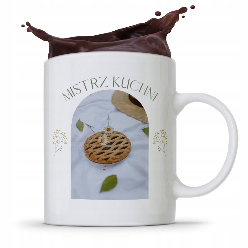 Kubek Prezent Dla Kucharza Kucharki Mistrz Kuchni Z Nadrukiem Ze Zdjęciem