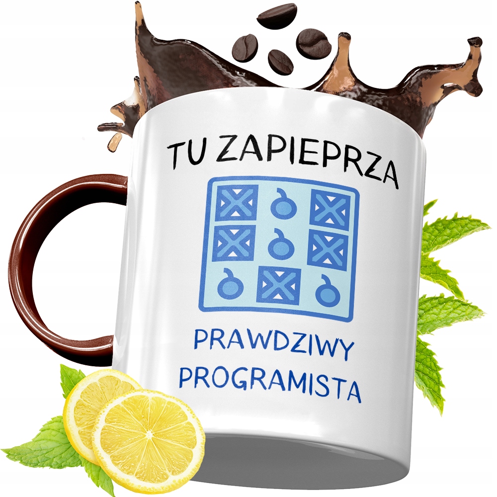Kubek Bordowy Dla Informatyka Na Urodziny Prezent Z Nadrukiem Ze Zdjęciem