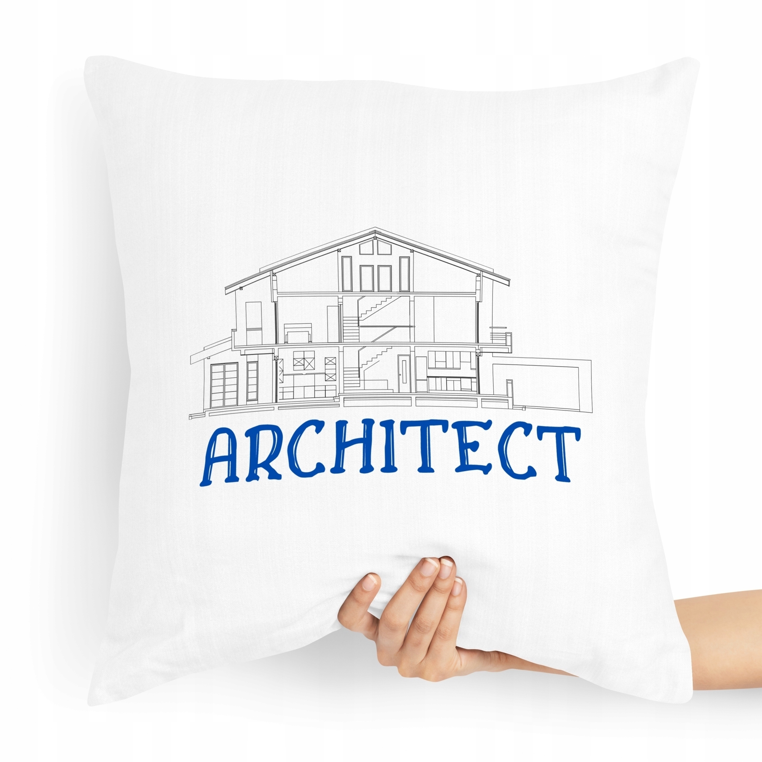 Poduszka Prezent Dla Architekta Architect Z Nadrukiem Ze Zdjęciem
