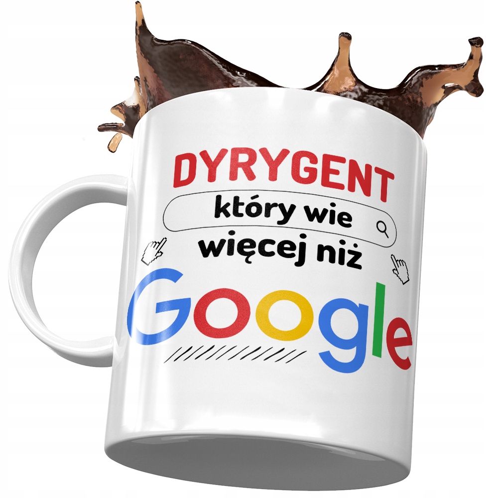 Kubek Dla Dyrygenta Który Wie Więcej Prezent Z Nadrukiem Ze Zdjęciem