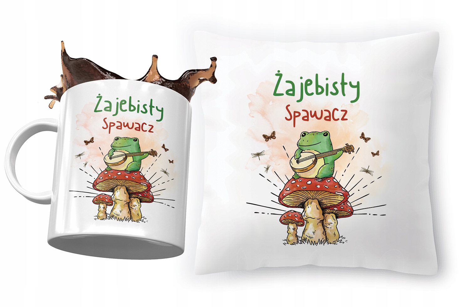 Zestaw Dla Spawacza Poduszka + Kubek Na Prezent Z Nadrukiem Ze Zdjęciem