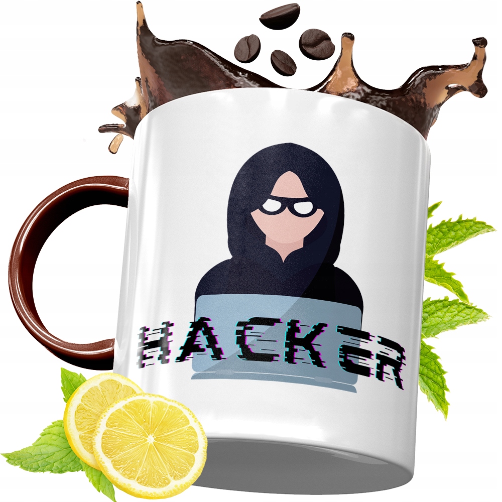 Kubek Bordowy Dla Informatyka Na Urodziny Prezent Z Nadrukiem Ze Zdjęciem