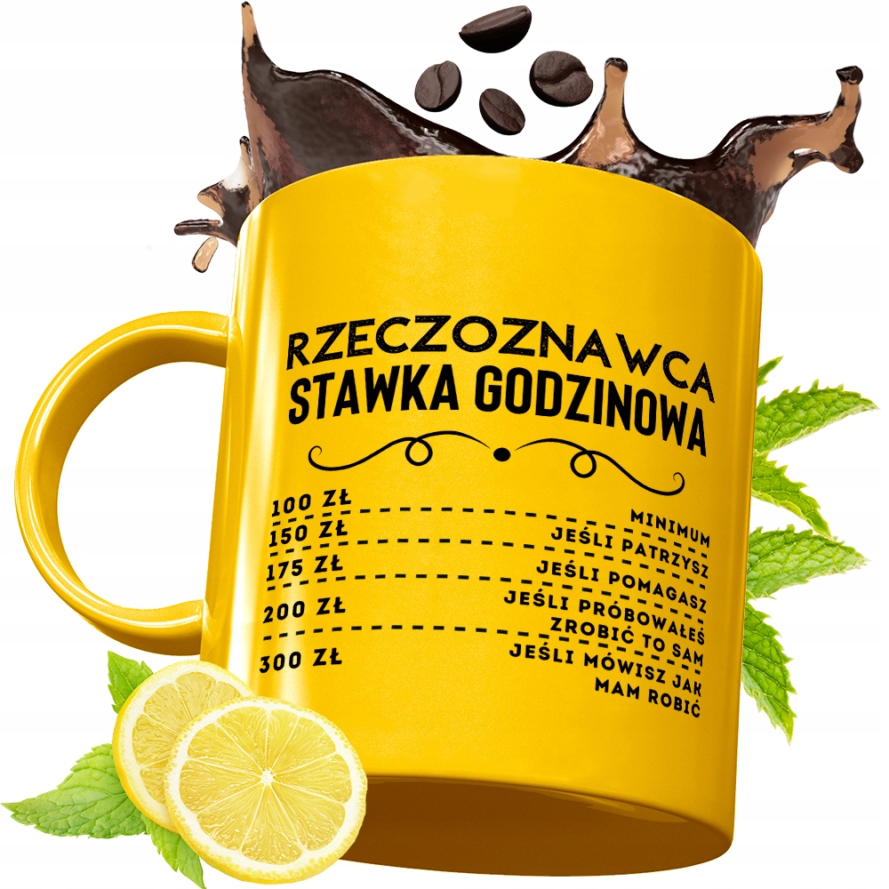 Złoty Kubek Premium Dla Rzeczoznawcy Prezent Z Nadrukiem Ze Zdjęciem