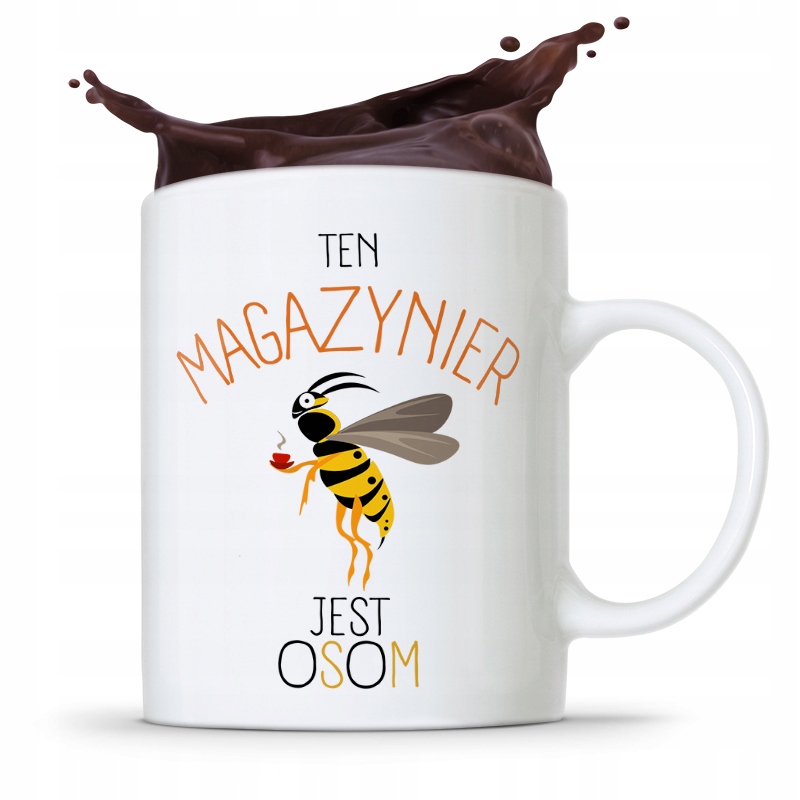 Kubek Prezent Dla Magazyniera Jest Osom Z Nadrukiem Ze Zdjęciem