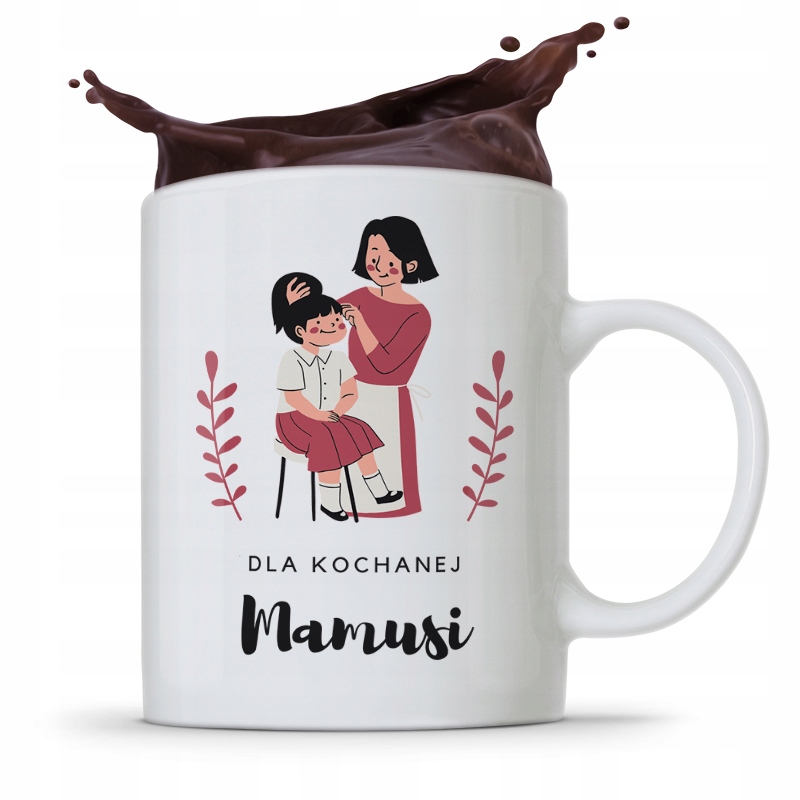 Kubek Prezent Urodzinowy Dla Kochanej Mamusi Z Nadrukiem Ze Zdjęciem