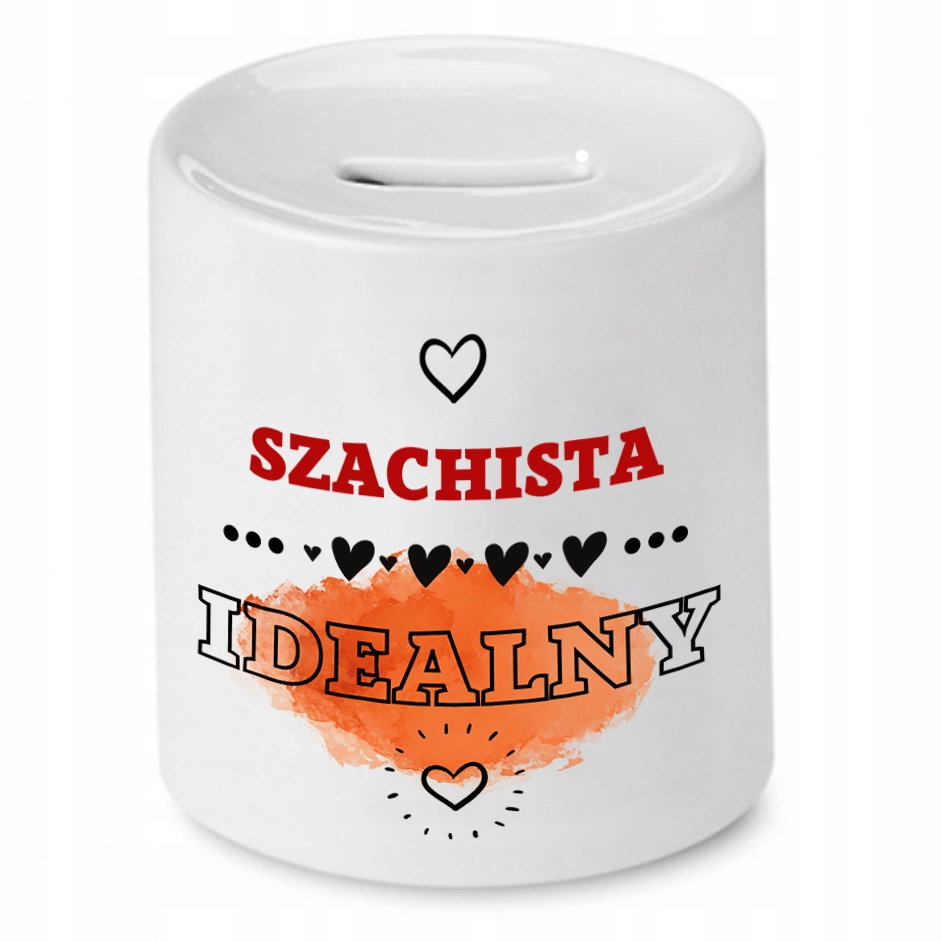 Dla Szachisty Skarbonka Szachista Idealny Z Nadrukiem Ze Zdjęciem