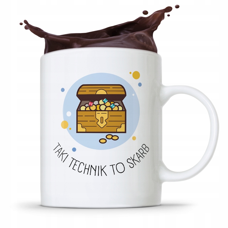 Dla Technika Kubek Prezent Na Urodziny Z Nadrukiem Ze Zdjęciem