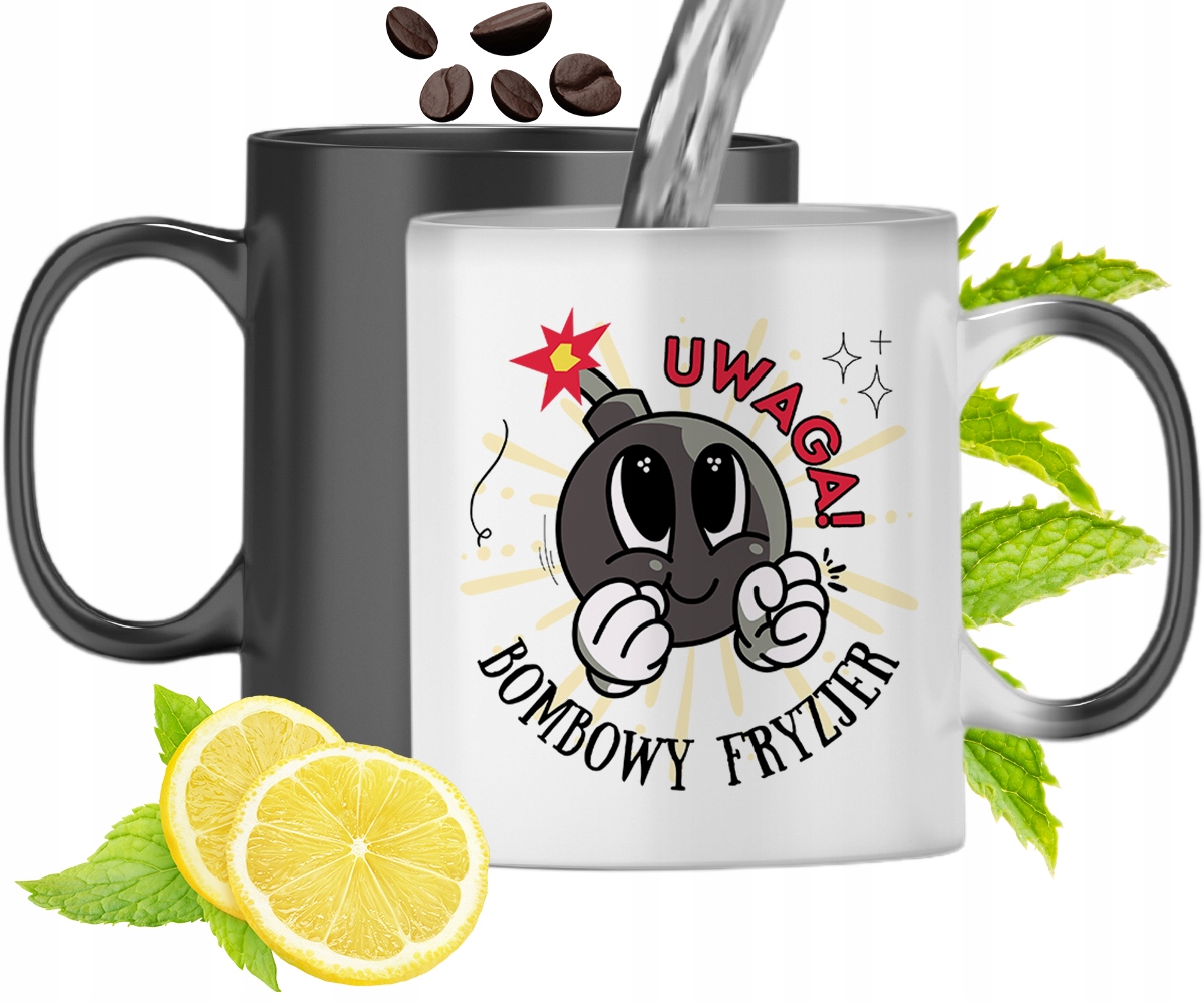 Dla Fryzjera Kubek Magiczny Na Prezent Z Nadrukiem Ze Zdjęciem