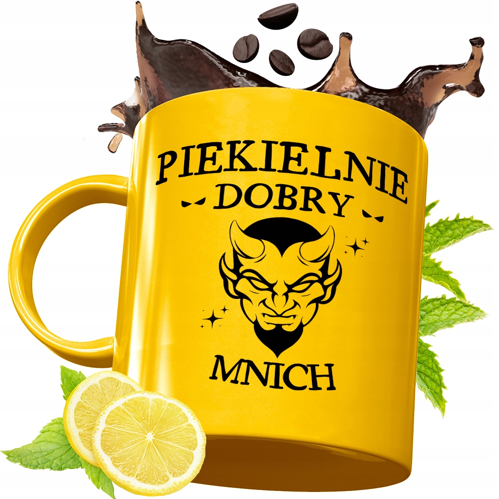 Złoty Kubek Premium Dla Mnicha Prezent Z Nadrukiem Ze Zdjęciem