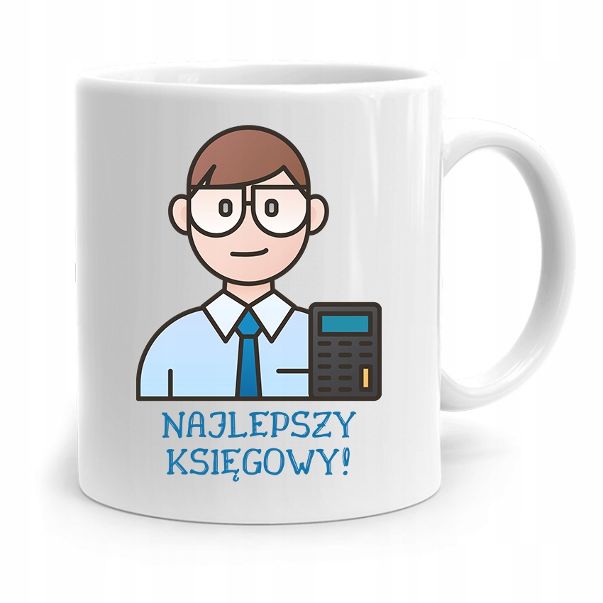 Kubek Księgowej Księgowego Najlepszy Księgowy Z Nadrukiem Ze Zdjęciem