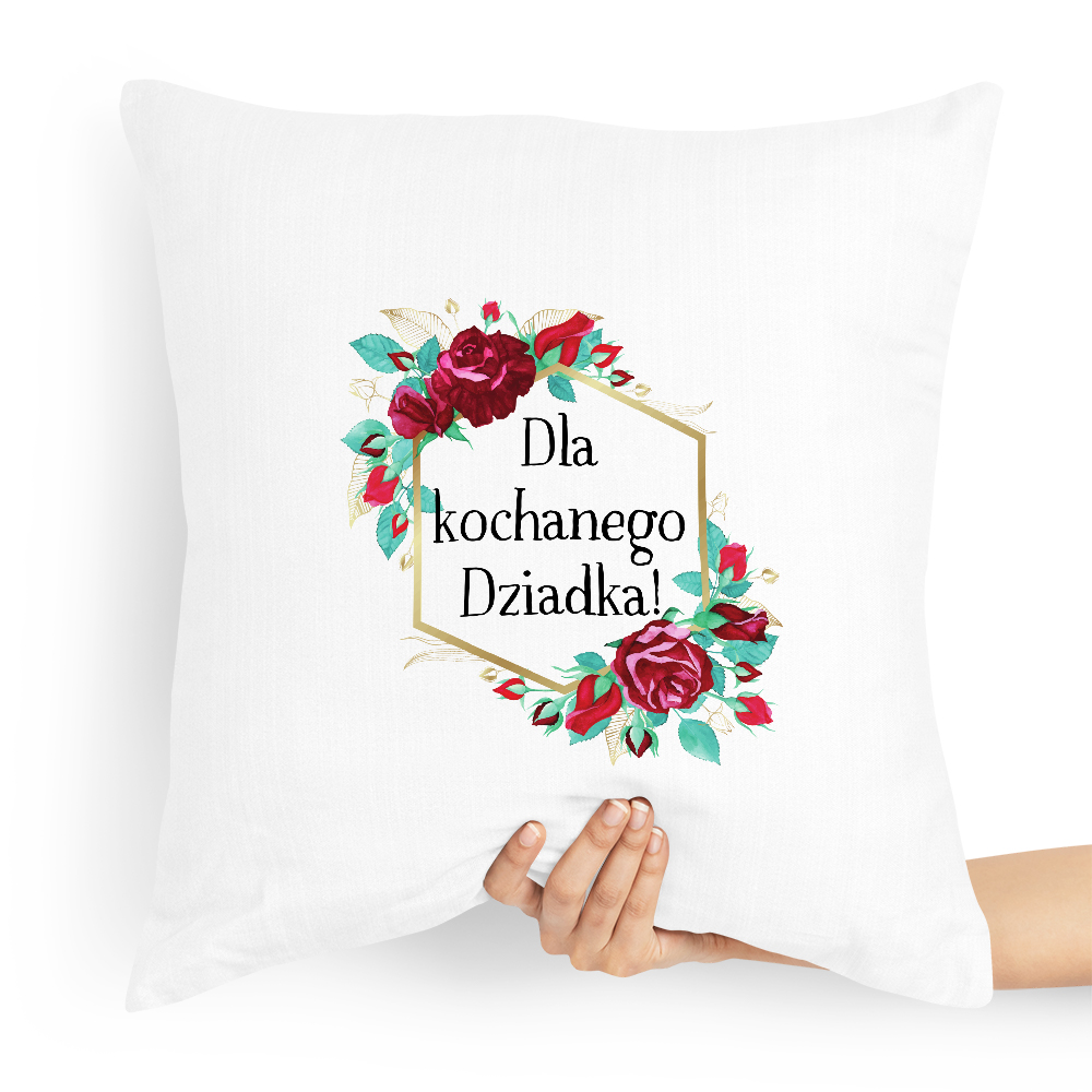 Poduszka Na Dzień Dziadka Dla Kochanego Dziadka! Z Nadrukiem Ze Zdjęciem