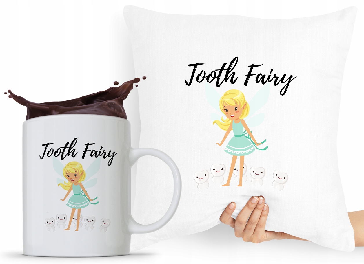 Zestaw Poduszka + Kubek Dla Dentysty Stomatologa Z Nadrukiem Ze Zdjęciem