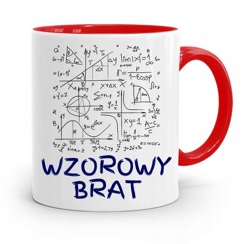 Kubek Czerwony Prezent Dla Brata Wzorowy Brat Z Nadrukiem Ze Zdjęciem