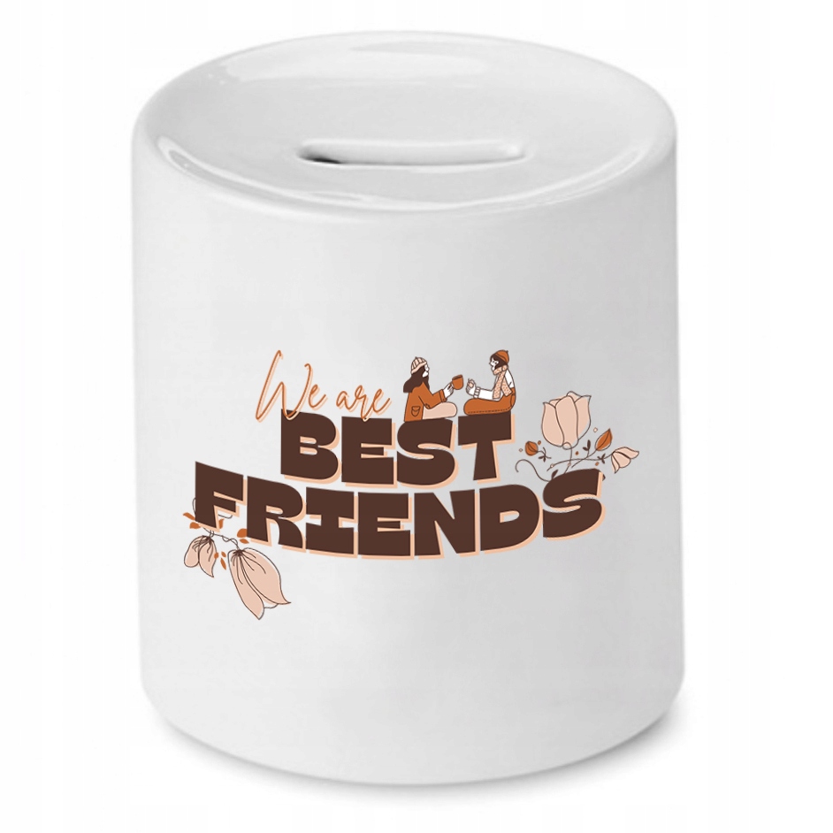 Skarbonka Dla Przyjaciela Best Friends Prezent Z Nadrukiem Ze Zdjęciem