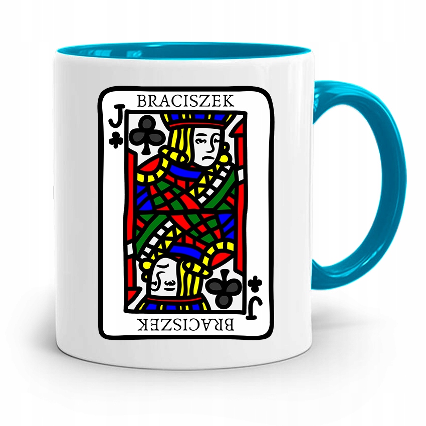 Kubek Błękitny Prezent Dla Brata Brat Jupek Z Nadrukiem Ze Zdjęciem