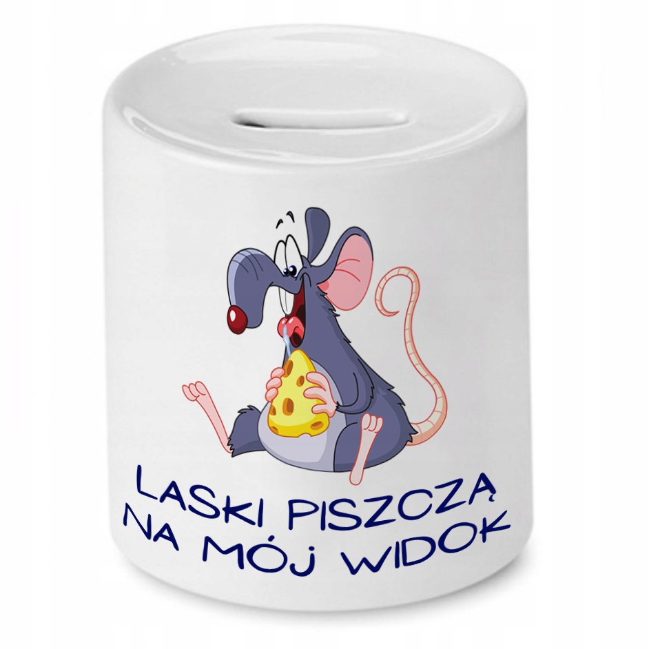 Skarbonka Śmieszna Zabawna Laski Piszczą Prezent Z Nadrukiem Ze Zdjęciem