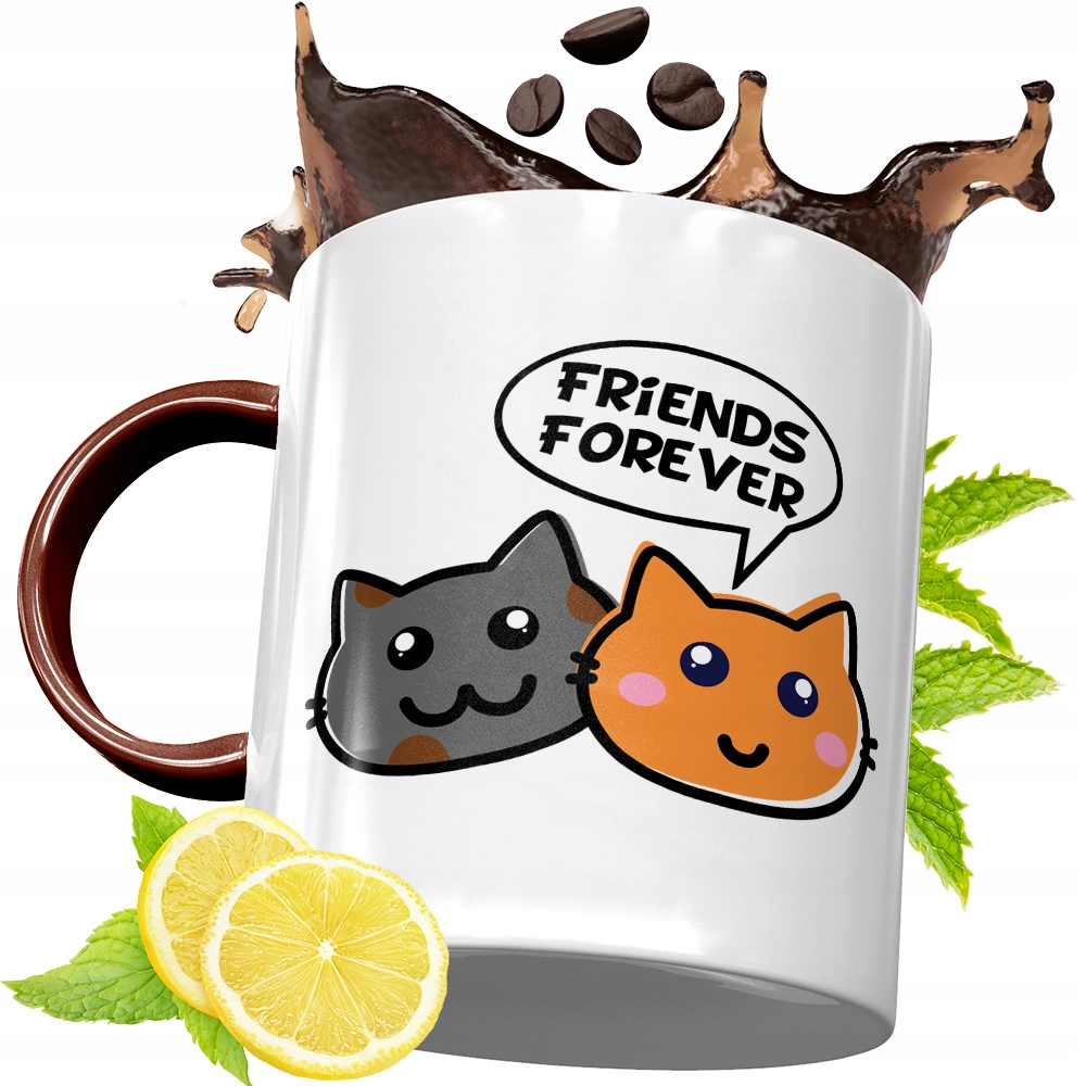 Kubek Bordowy Dla Przyjaciela Na Urodziny Prezent Z Nadrukiem Ze Zdjęciem