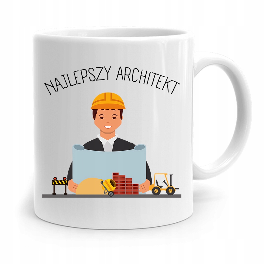 Kubek Architekta Projektanta Najlepszy Architekt Z Nadrukiem Ze Zdjęciem