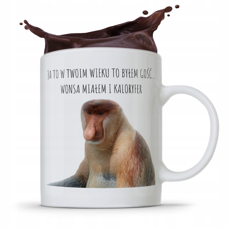 Kubek Śmieszny Janusz Nosacz Ja W Twoim Wieku... Z Nadrukiem Ze Zdjęciem