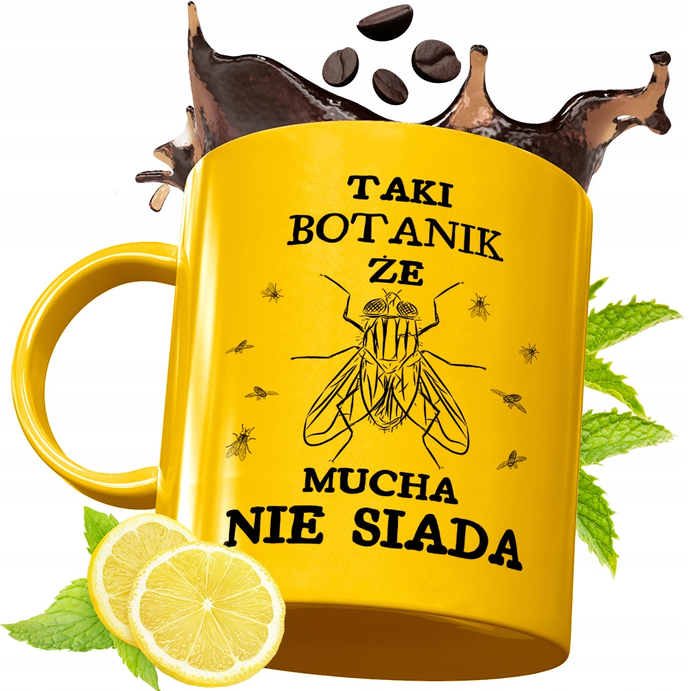 Złoty Kubek Premium Dla Botanika Na Prezent Z Nadrukiem Ze Zdjęciem