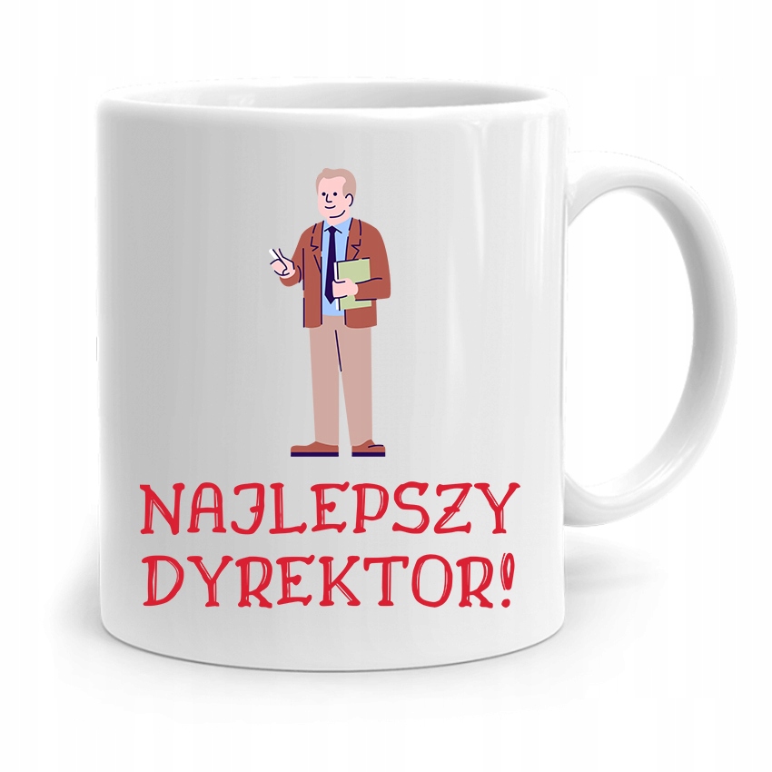 Dla Dyrektora Kubek Najlepszy Dyrektor Na Prezent Z Nadrukiem Ze Zdjęciem