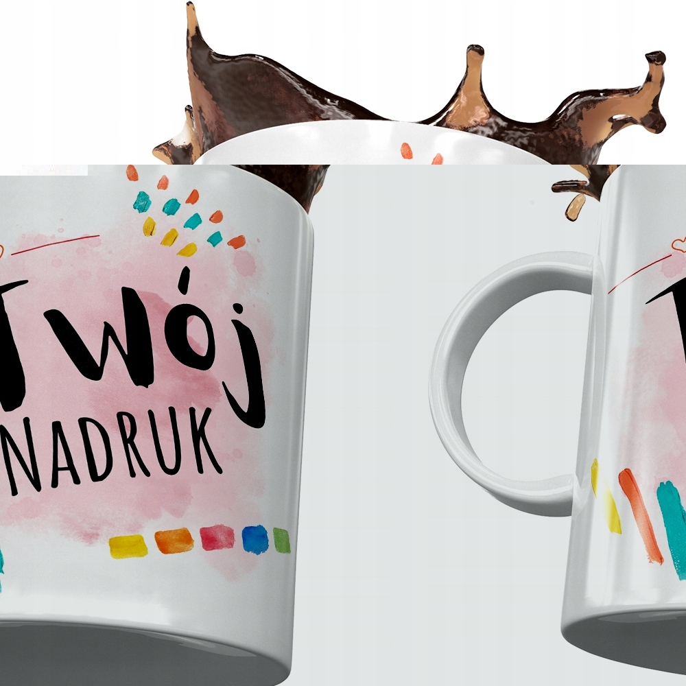 Kubek Bordowy Dla Twojego Starego Mucha Nie Siada Z Nadrukiem Ze Zdjęciem