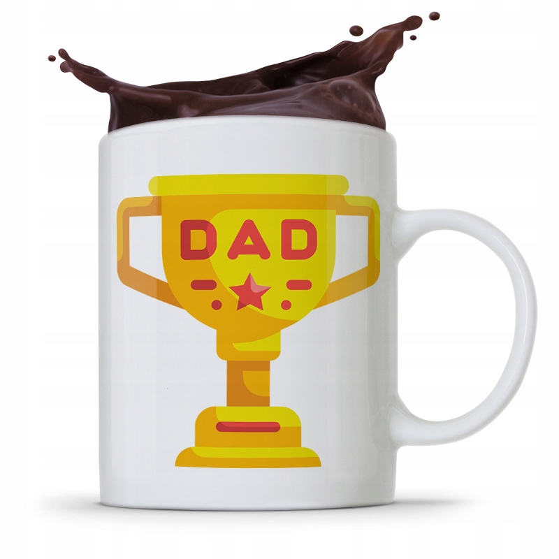 Kubek Na Dzień Ojca Dla Taty Dad Puchar Prezent Z Nadrukiem Ze Zdjęciem