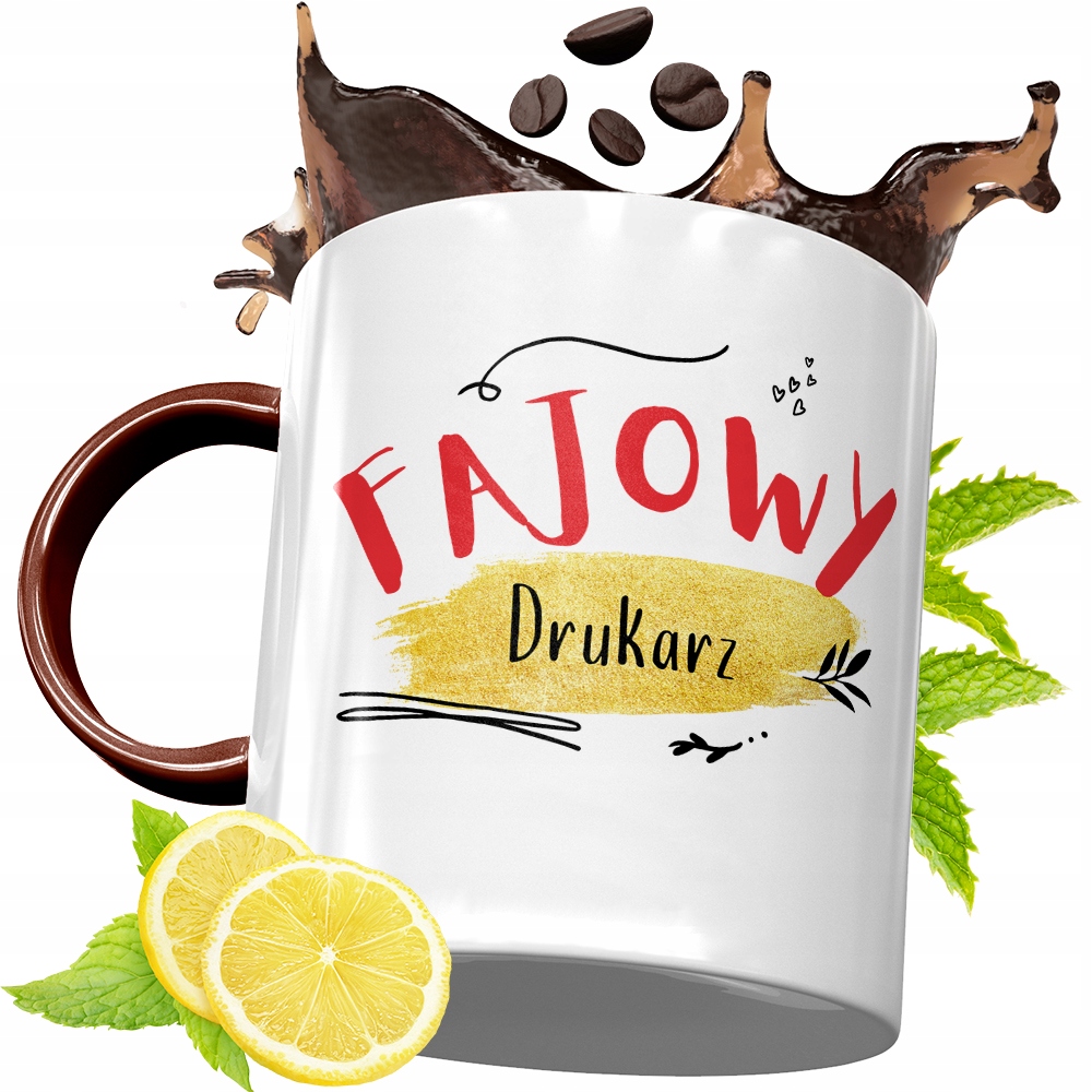 Kubek Bordowy Dla Drukarza Na Urodziny Prezent Z Nadrukiem Ze Zdjęciem