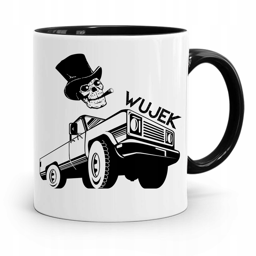 Kubek Czarny Prezent Wujka Na Urodziny Imieniny Z Nadrukiem Ze Zdjęciem