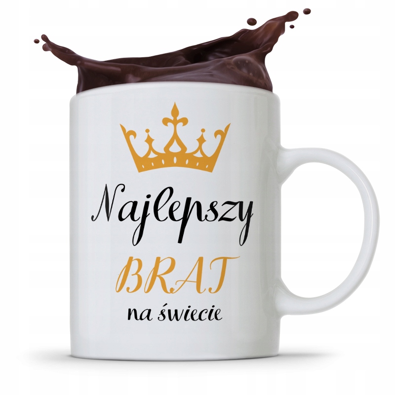 Kubek Prezent Dla Brata Najlepszy Brat Na Świecie Z Nadrukiem Ze Zdjęciem