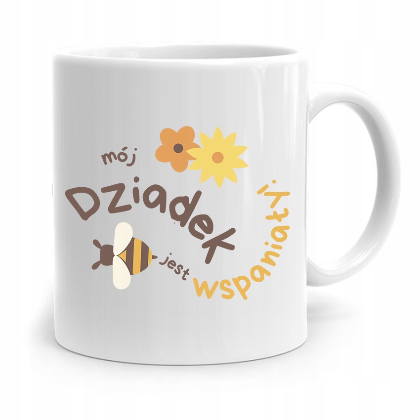Kubek Na Dzień Dziadka Dziadek Jest Wspaniały Z Nadrukiem Ze Zdjęciem