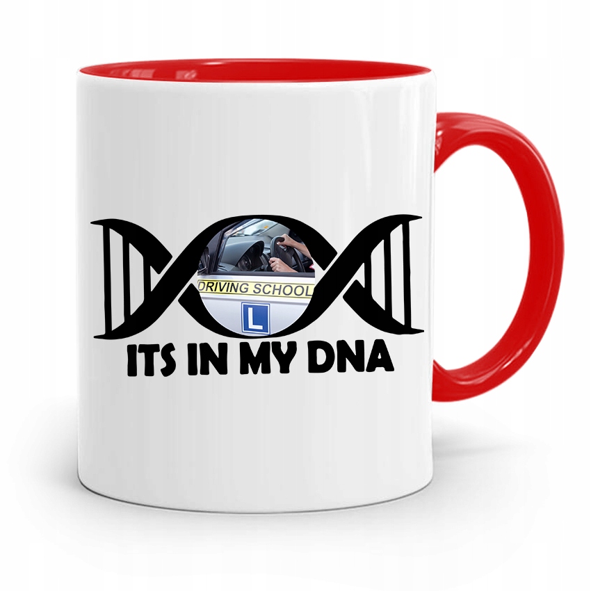 Dla Instruktora Prawa Jazdy Kubek Czerwony Prezent Z Nadrukiem Ze Zdjęciem