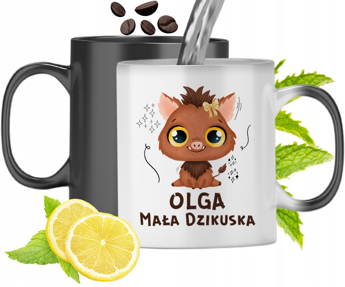 Dla Olgi Kubek Magiczny Córki Dziecka Prezent Z Nadrukiem Ze Zdjęciem