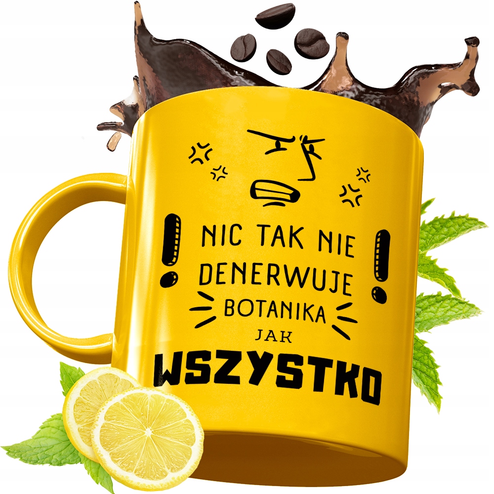 Złoty Kubek Premium Dla Botanika Na Prezent Z Nadrukiem Ze Zdjęciem