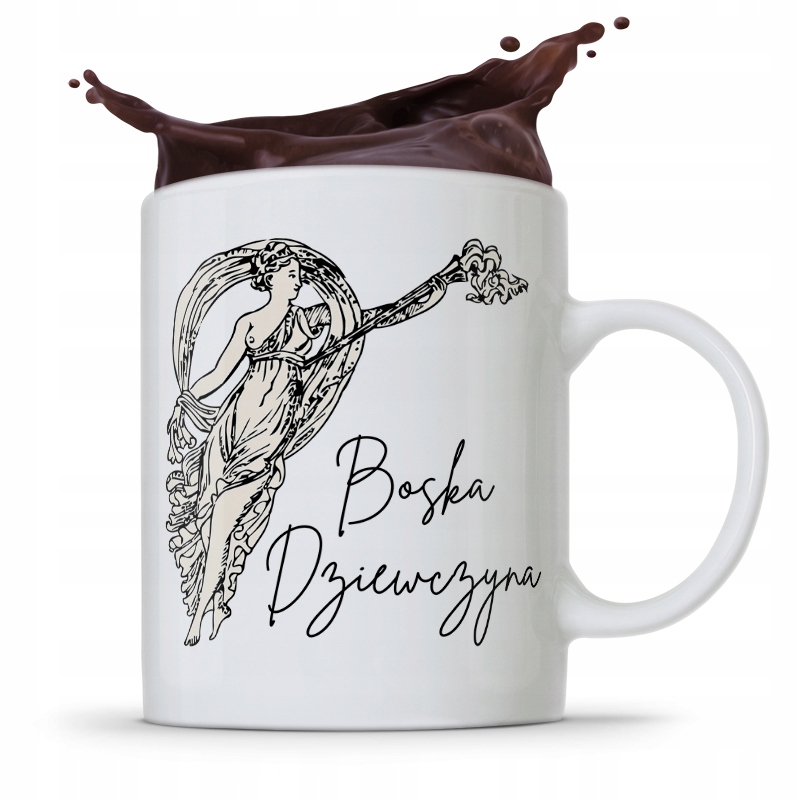 Kubek Prezent Dla Dziewczyny Boska Dziewczyna Z Nadrukiem Ze Zdjęciem