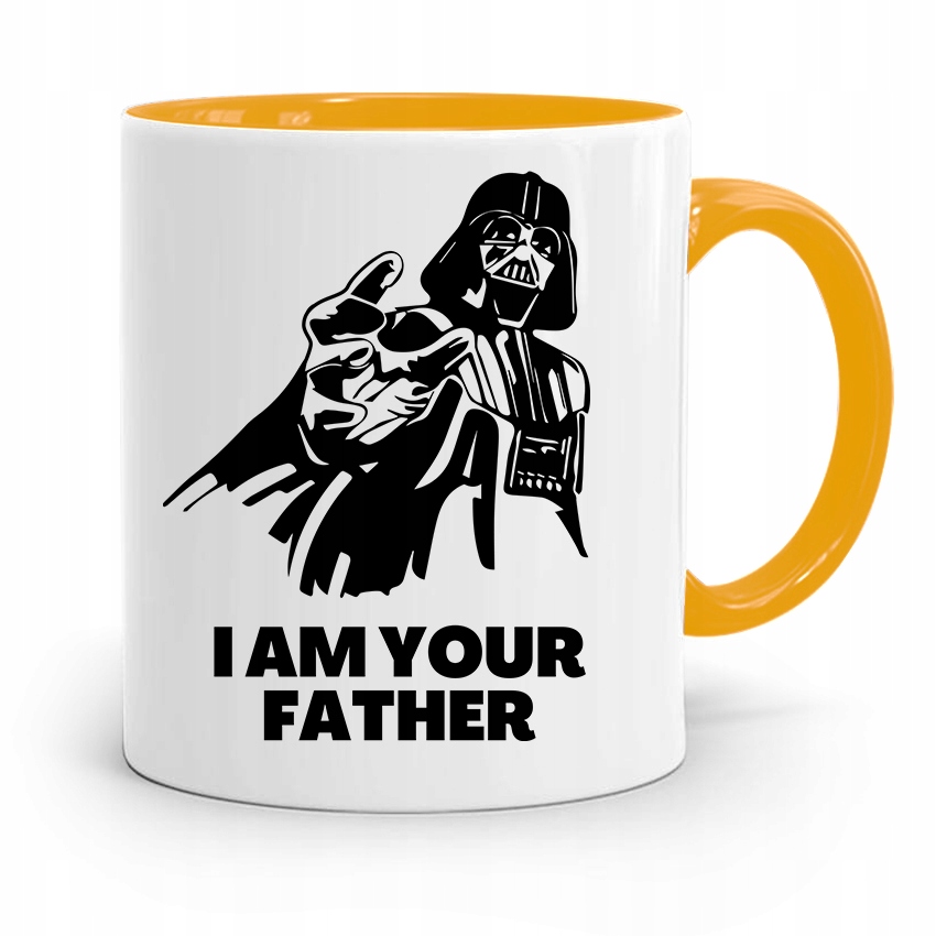 Kubek Żółty Dzień Ojca Dla Taty A Im Your Father Z Nadrukiem Ze Zdjęciem