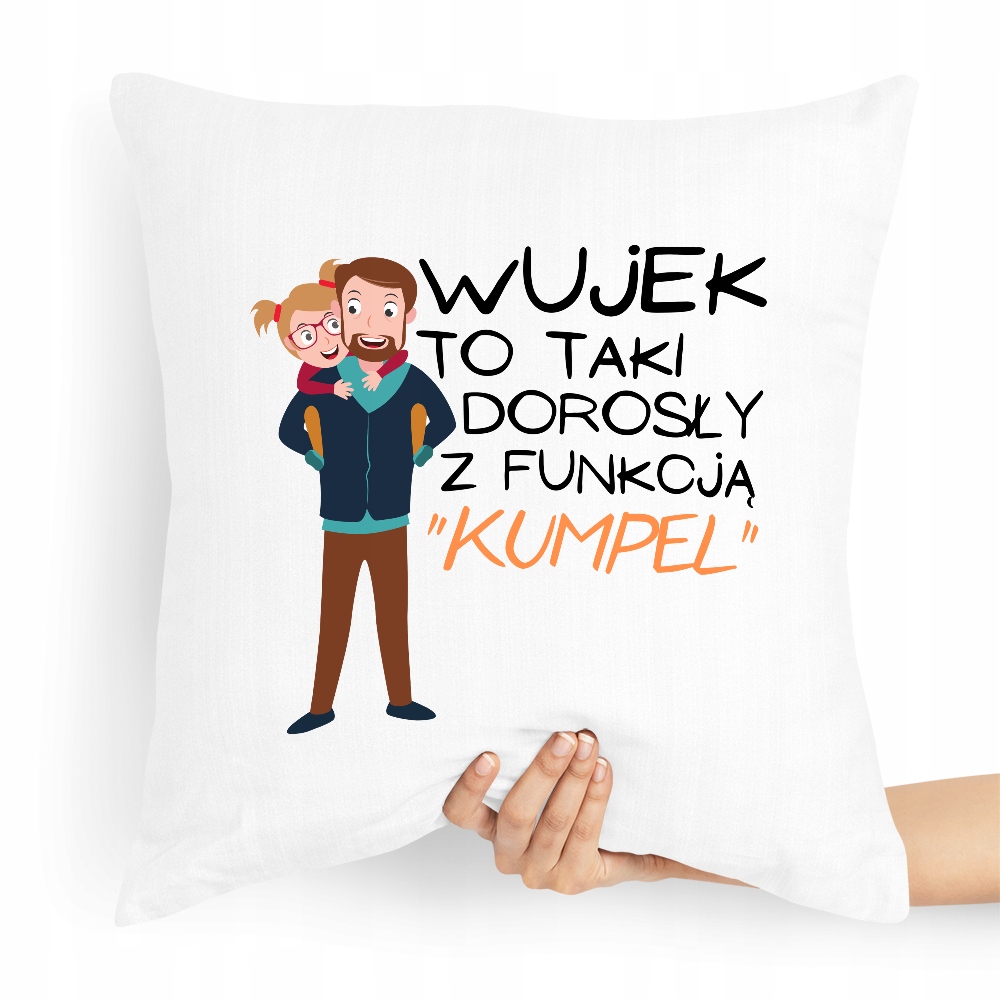 Poduszka Dla Wujka Dorosły Z Funką Kumpel Z Nadrukiem Ze Zdjęciem
