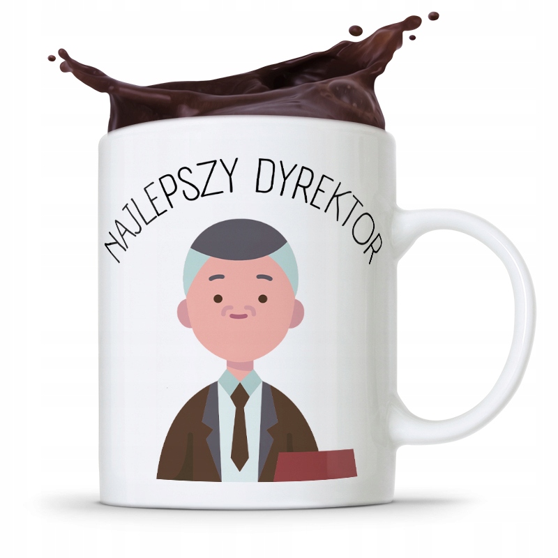 Dla Dyrektora Kubek Najlepszy Dyrektor Prezent Z Nadrukiem Ze Zdjęciem