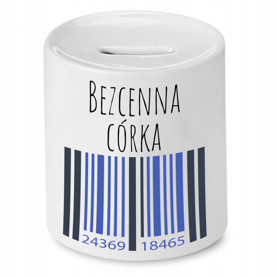 Skarbonka Dla Córki Bezcenna Córka Prezent Z Nadrukiem Ze Zdjęciem