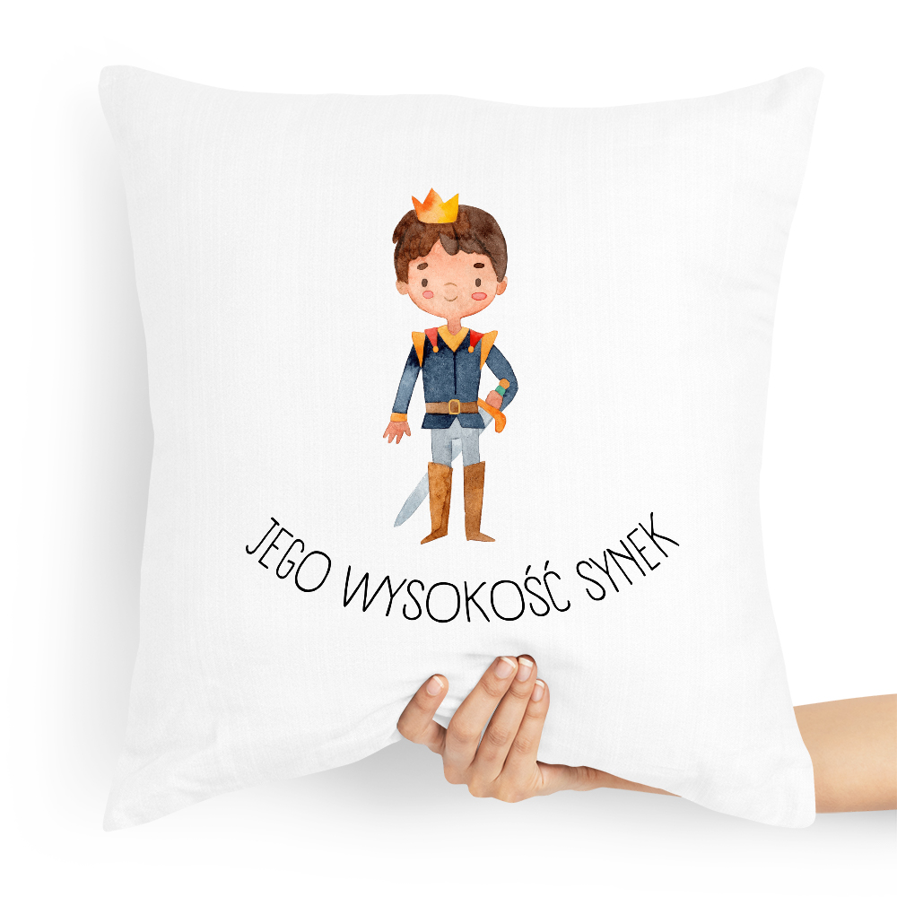 Poduszka Prezent Dla Syna Jego Wysokość Syn Z Nadrukiem Ze Zdjęciem