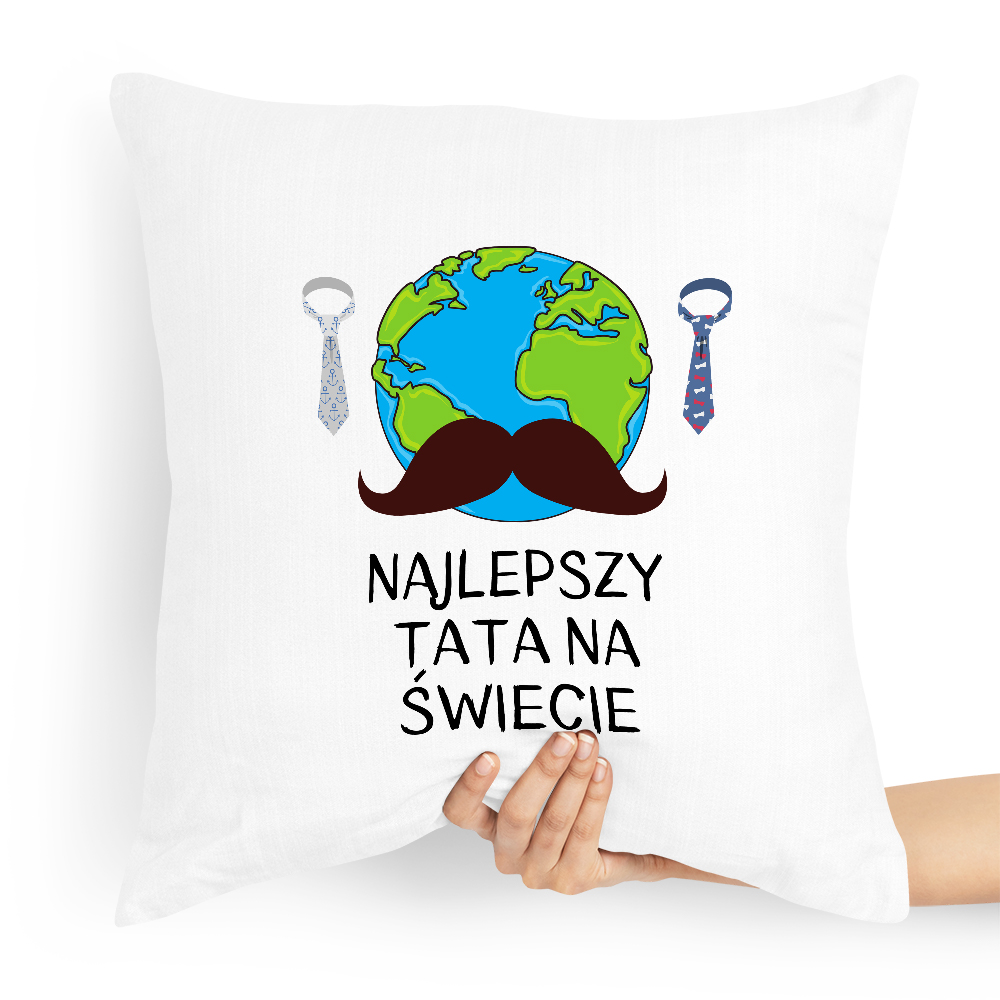 Poduszka Prezent Dla Taty Ojca Najlepszy Tata Z Nadrukiem Ze Zdjęciem