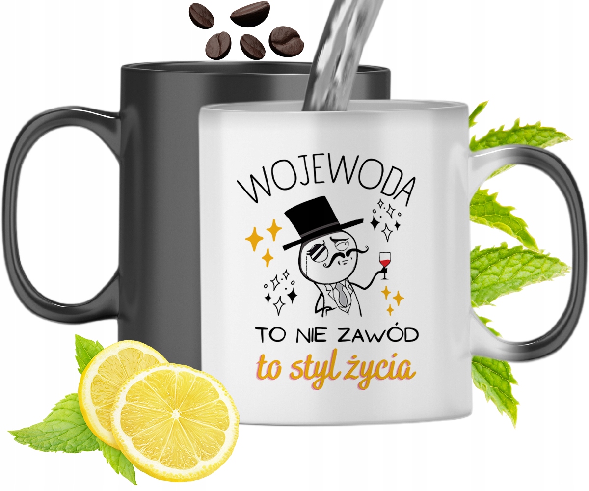 Dla Wojewody Kubek Magiczny Na Urodziny Prezent Z Nadrukiem Ze Zdjęciem