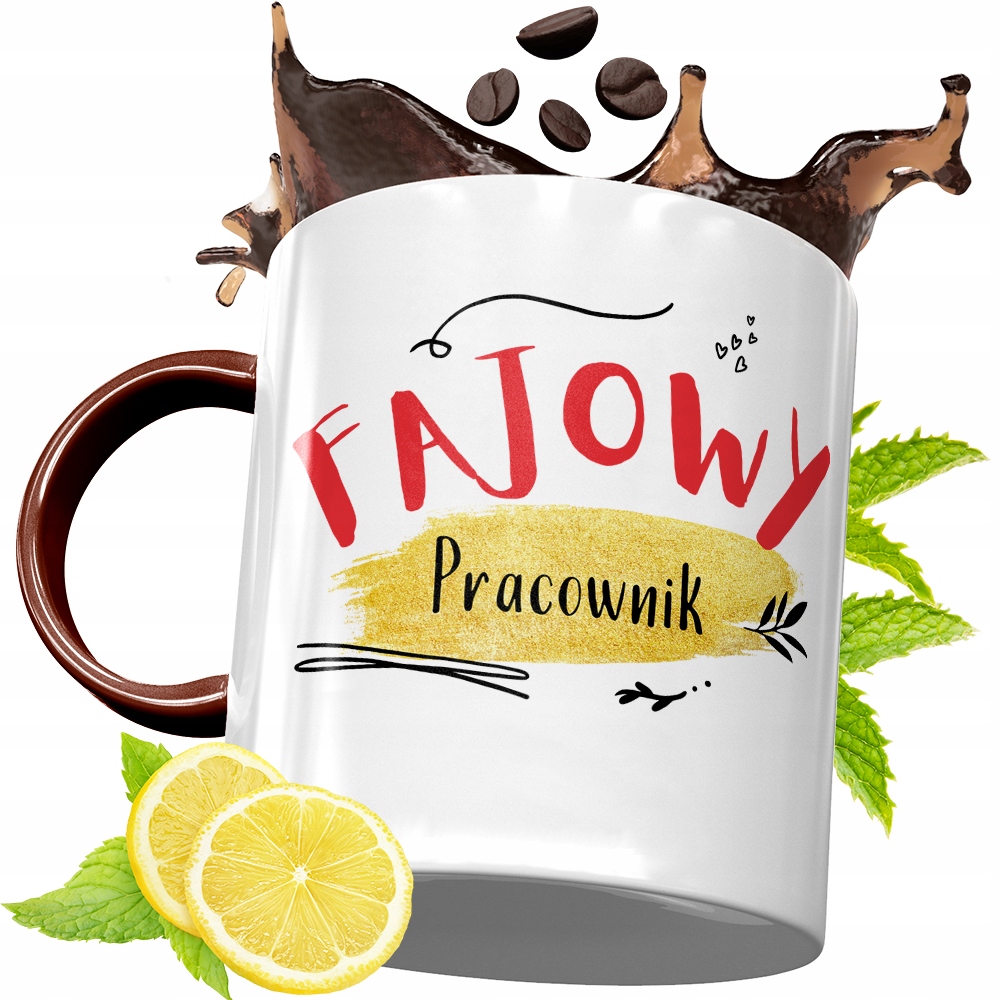 Kubek Bordowy Dla Pracownika Na Urodziny Prezent Z Nadrukiem Ze Zdjęciem