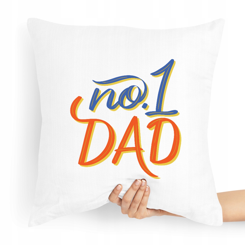 Poduszka Prezent Dla Taty Ojca No.1 Dad Z Nadrukiem Ze Zdjęciem