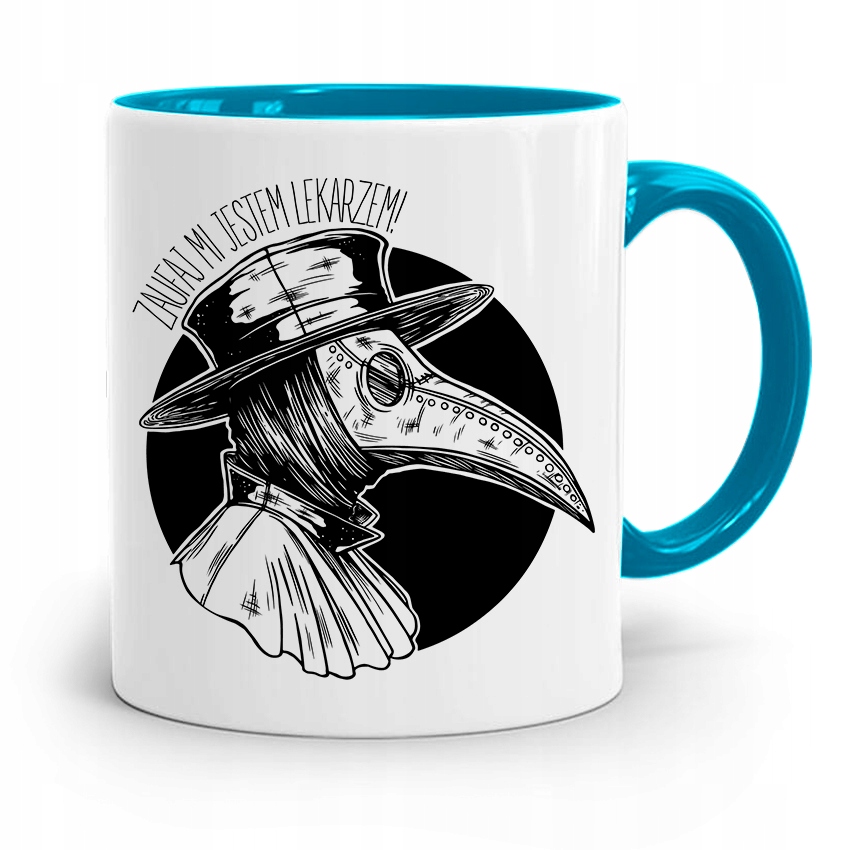 Kubek Błękitny Dla Doktora Zaufaj Mi Prezent Z Nadrukiem Ze Zdjęciem