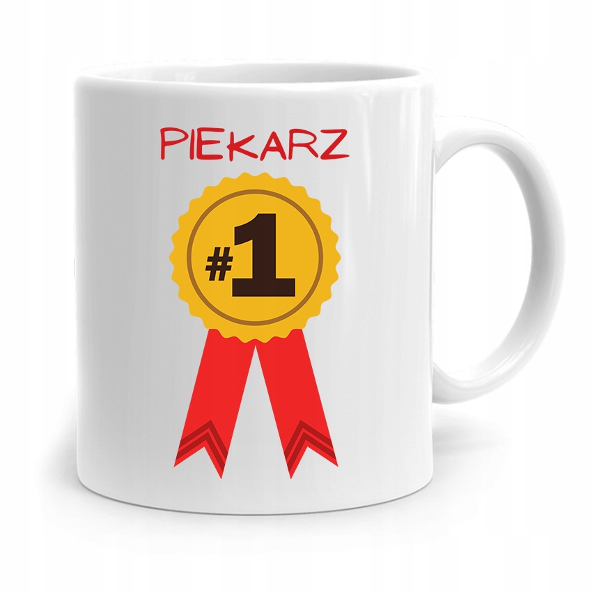 Kubek Prezent Dla Piekarza Piekarz Numer Jeden Z Nadrukiem Ze Zdjęciem