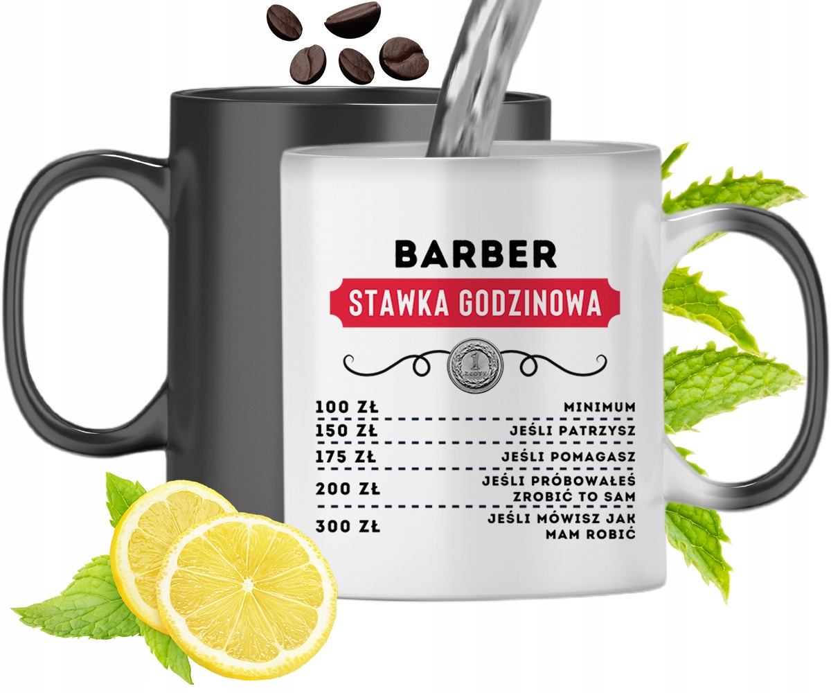 Dla Barbera Kubek Magiczny Na Prezent Z Nadrukiem Ze Zdjęciem