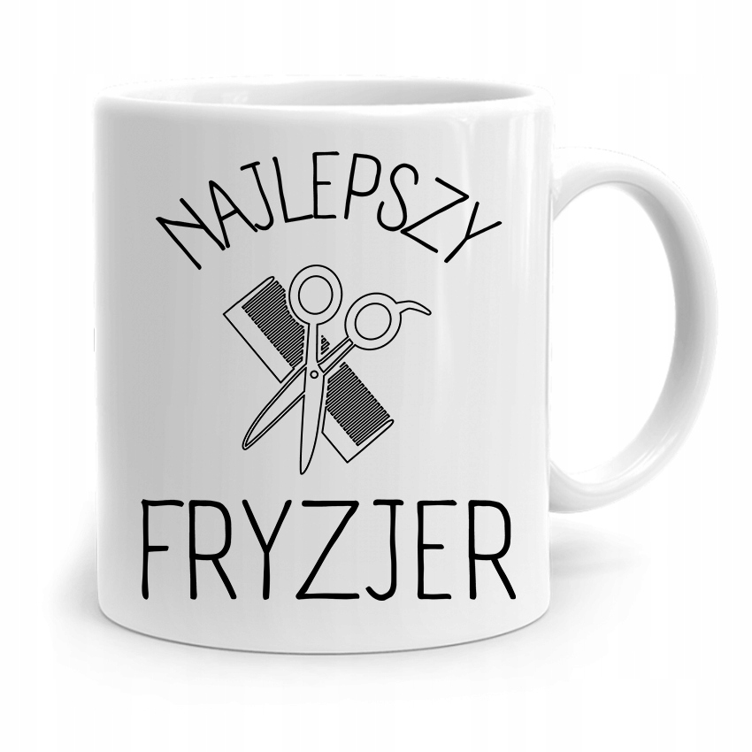 Kubek Dla Fryzjera Barbera Najlepszy Fryzjer Z Nadrukiem Ze Zdjęciem
