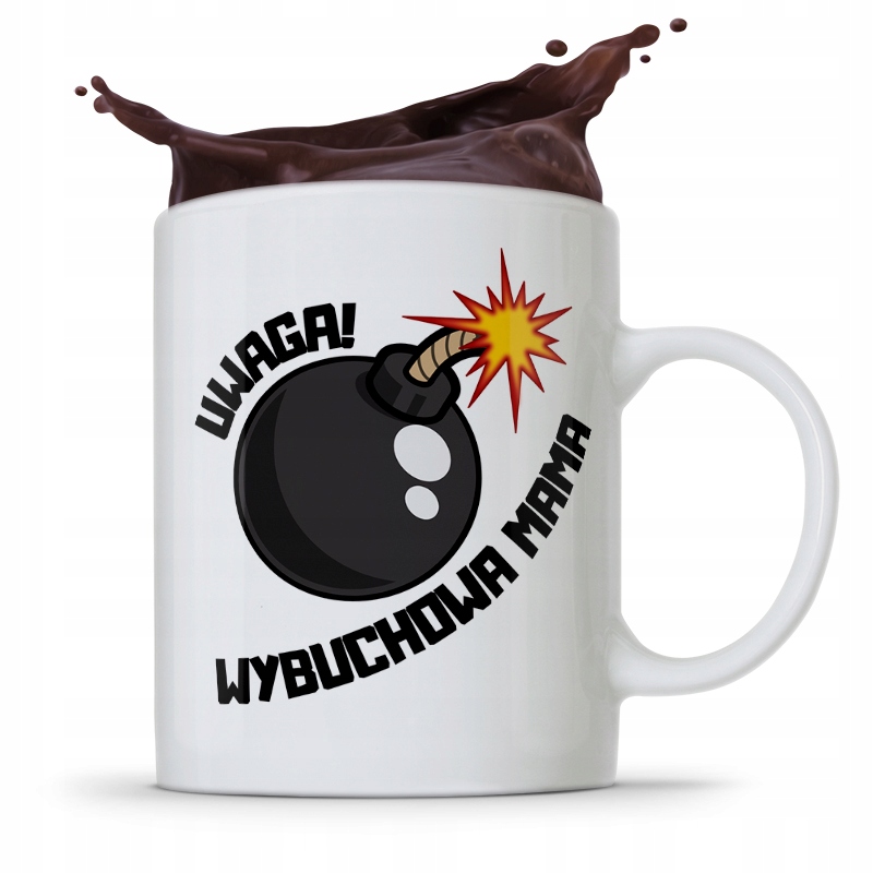 Kubek Prezent Urodzinowy Dla Mamy Wybuchowa Mama Z Nadrukiem Ze Zdjęciem
