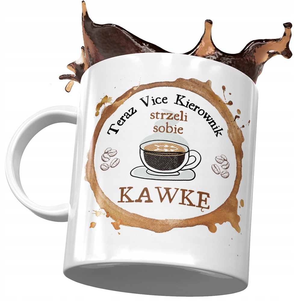 Kubek Dla Vice Kierownika Strzeli Sobie Kawkę Z Nadrukiem Ze Zdjęciem
